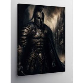 Tablolife Zırhlı Şövalye 35x50 cm Kanvas Tablo