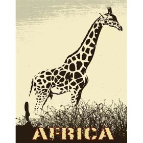 Tablolife Zürafa, Afrika 60x90 cm Kanvas Tablo