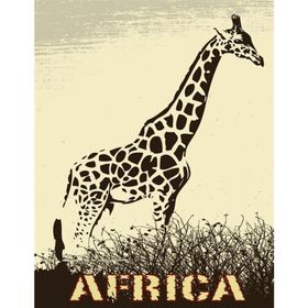 Tablolife Zürafa, Afrika 60x90 cm Kanvas Tablo