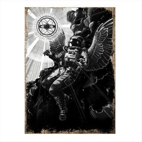 Tablomega Astronot Art 35x50 cm Mdf Poster