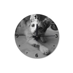 Tablomega Kedi Oyunu Ahşap Duvar Saati Duvar Saati