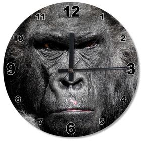 Tablomega Kingkong Goril Ahşap Duvar Saati