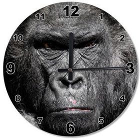 Tablomega Kingkong Goril Ahşap Duvar Saati