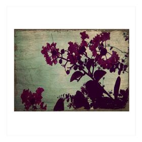 Tablomega Kırmızı Çiçek Ve Mektup Şekilli 30x30 cm Duvar Saati
