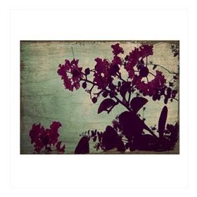 Tablomega Kırmızı Çiçek Ve Mektup Şekilli 30x30 cm Duvar Saati