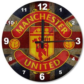 Tablomega Manchester United Fc Ahşap Duvar Saati