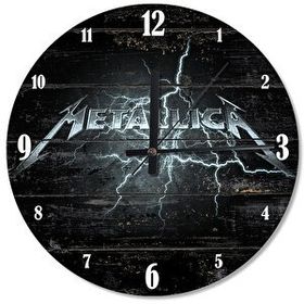 Tablomega Metallica Tasarım 50x50 cm Duvar Saati