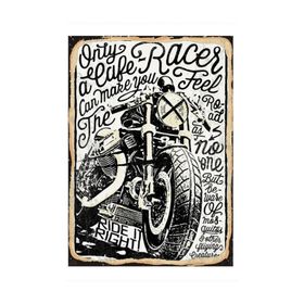 Tablomega Motosiklet Tutkusu 25x35 cm Mdf Poster