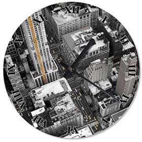 Tablomega Newyork City Analog 50x50 cm Duvar Saati