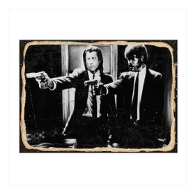 Tablomega Pulp Fiction Art 25x35 cm Mdf Poster