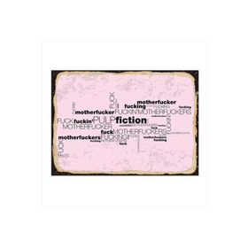 Tablomega Pulp Fiction Art 25x35 cm Mdf Poster