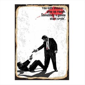 Tablomega Pulp Fiction Art 35x50 cm Mdf Poster