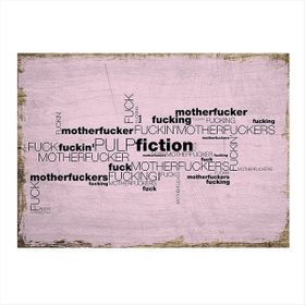 Tablomega Pulp Fiction Art 35x50 cm Mdf Poster