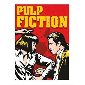 Tablomega Pulp Fiction Art 35x50 cm Mdf Poster
