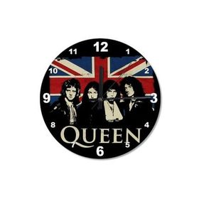 Tablomega Queen Freddie Mercury Ahşap Duvar Saati Duvar Saati