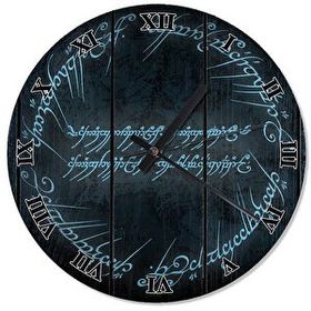 Tablomega SAAT-1074-50 Yüzüklerin Efendisi Elfçe Sessiz 50 cm Çap Duvar Saati