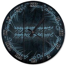 Tablomega SAAT-1074-50 Yüzüklerin Efendisi Elfçe Sessiz 50 cm Çap Duvar Saati