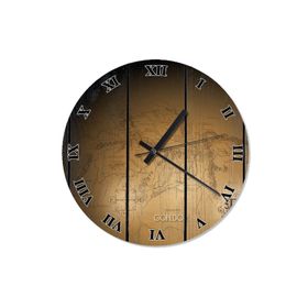 Tablomega SAAT-1076-30 Yüzüklerin Efendisi Gondor Harita Akarlı 30 cm Çap Duvar Saati