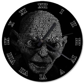 Tablomega SAAT-1091-50 Smeagol Gollum Desenli 50 cm Çap Duvar Saati