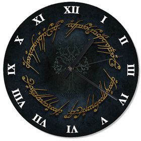 Tablomega SAAT-1123-30 Yüzüklerin Efendisi Sembolü Dekoratif 30 cm Çap Duvar Saati