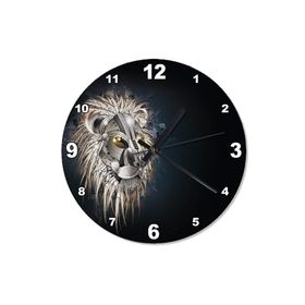Tablomega SAAT-1175-30 Mekanik Aslan Başı Dekoratif 30 cm Çap Duvar Saati