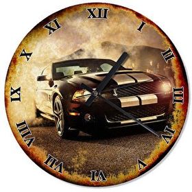 Tablomega SAAT-1232-50 Mustang Akarlı 50 cm Çap Duvar Saati