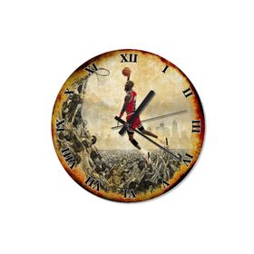 Tablomega SAAT-1255-30 Michael Jordan Desenli 30cm Çap Duvar Saati