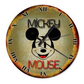 Tablomega SAAT-1261-50 Mickey Mouse Özel Tasarım 50 cm Çap Duvar Saati