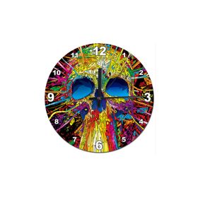 Tablomega SAAT-1377-30 Yelkenli Yat Tahta Desen Desenli 30cm Çap Duvar Saati