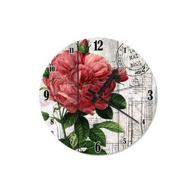 Tablomega SAAT-1469-50 Kırmızı Gül Ve Mektup Özel Tasarım 50 cm Çap Duvar Saati