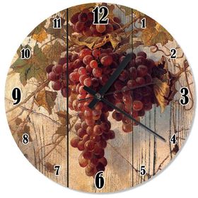 Tablomega Saat-1554-30 Üzüm Salkımı Akarlı 30 cm Duvar Saati