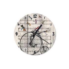 Tablomega SAAT-1560-30 Yusufçuk Ve Eski Bisiklet 30 cm Çap Duvar Saati