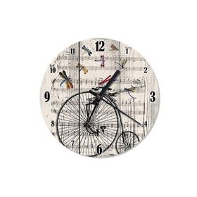 Tablomega SAAT-1560-30 Yusufçuk Ve Eski Bisiklet 30 cm Çap Duvar Saati