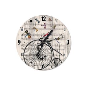 Tablomega SAAT-1560-30 Yusufçuk Ve Eski Bisiklet 30 cm Çap Duvar Saati