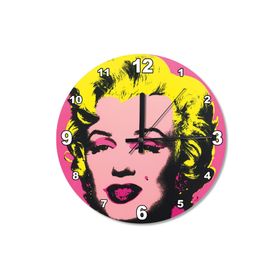 Tablomega Saat-165-30 Marilyn Monroe Ahşap 30 Cm Çap Duvar Saati