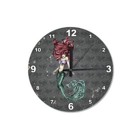 Tablomega SAAT-186-50 Siren Deniz Kızı Ahşap 50 cm Çap Duvar Saati