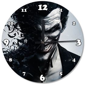 Tablomega SAAT-227-50 Siyah Beyaz Joker Ahşap 50 cm Çap Duvar Saati