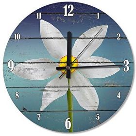 Tablomega SAAT-273-50 Kardelen Desenli 50 cm Çap Duvar Saati