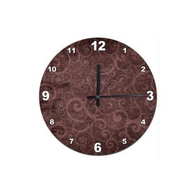 Tablomega SAAT-374-30 Tribal Çiçek Motifi Analog 30 cm Çap Duvar Saati