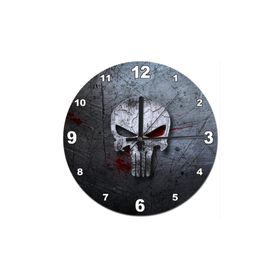 Tablomega SAAT-375-30 Punnisher Kurukafa Dekoratif 30 cm Çap Duvar Saati