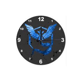 Tablomega SAAT-378-50 Pokemon Go Team Mystic Sessiz 50 cm Çap Duvar Saati