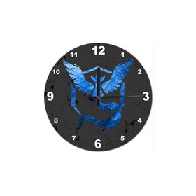 Tablomega SAAT-378-50 Pokemon Go Team Mystic Sessiz 50 cm Çap Duvar Saati