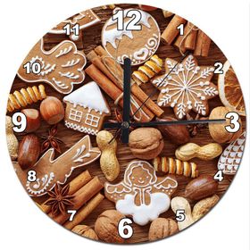 Tablomega SAAT-388-50 Kuruyemiş Ve Kuru Pastalar Akarlı 50cm Çap Duvar Saati