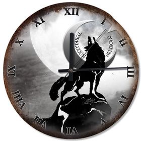 Tablomega SAAT-482-30 Türklüğün Kurt Sembolü Sessiz 30 cm Çap Duvar Saati