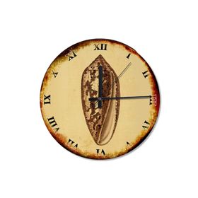 Tablomega SAAT-498-30 Yosunlu Deniz Kabuğu Sessiz 30 cm Çap Duvar Saati