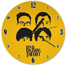 Tablomega SAAT-732-30 The Big Bang Theory Tasarım 30 cm Çap Duvar Saati