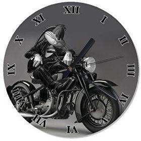 Tablomega SAAT-745-50 Motorcu Bugs Bunny 50 cm Çap Duvar Saati
