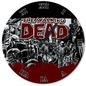 Tablomega SAAT-752-30 Yürüyen Ölüler Walking Dead 30 cm Çap Duvar Saati