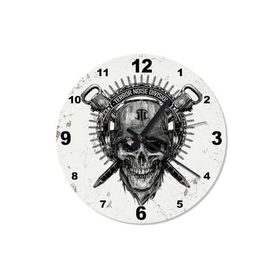 Tablomega SAAT-764-30 Terör Kurukafa Akarlı 30 cm Çap Duvar Saati