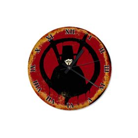 Tablomega SAAT-773-30 V For Vendetta Retro 30 cm Çap Duvar Saati